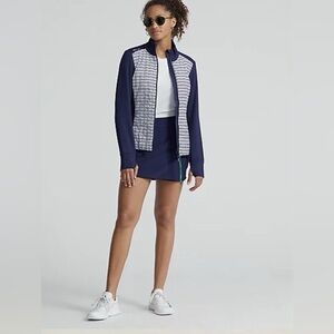 NWT RLX W GOLF 3/15 Jacket, Size S, Color Navy/White